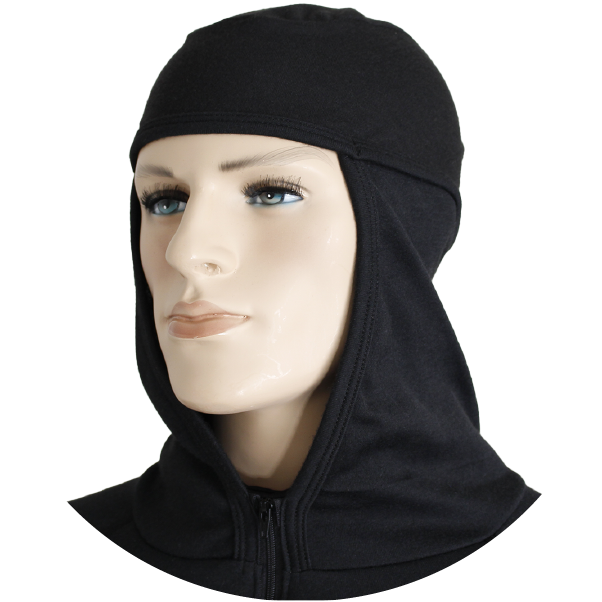 Capuchon technique sous casque HDX3 conçu par NSLV – coupe ajustée et respirante pour le travail, la sécurité et le plein air.