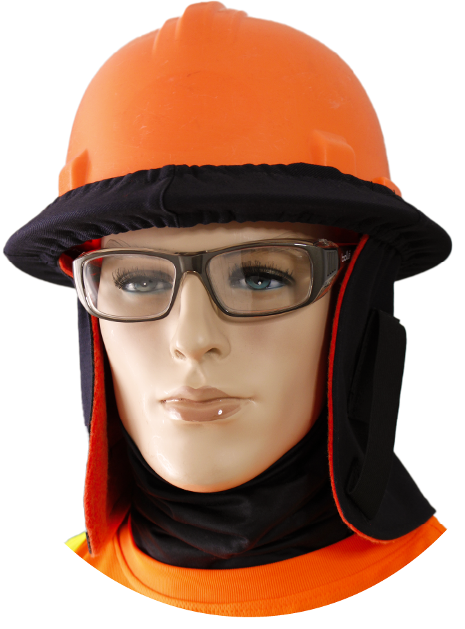 Couvre-casque CCS-3 pour casque de sécurité en hiver